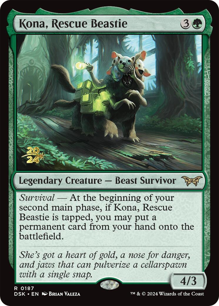 Kona, Rescue Beastie (0187) [Duskmourn: House of Horror Prerelease Promos] | GnG Games