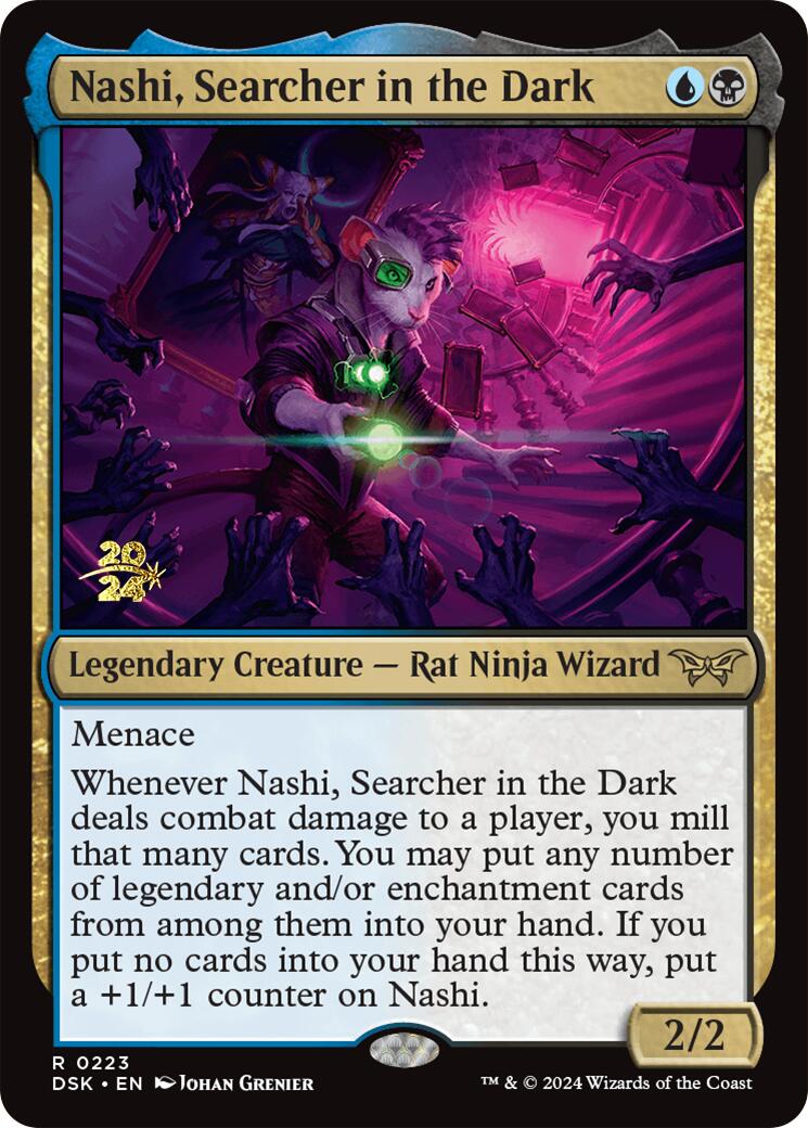 Nashi, Searcher in the Dark [Duskmourn: House of Horror Prerelease Promos] | GnG Games