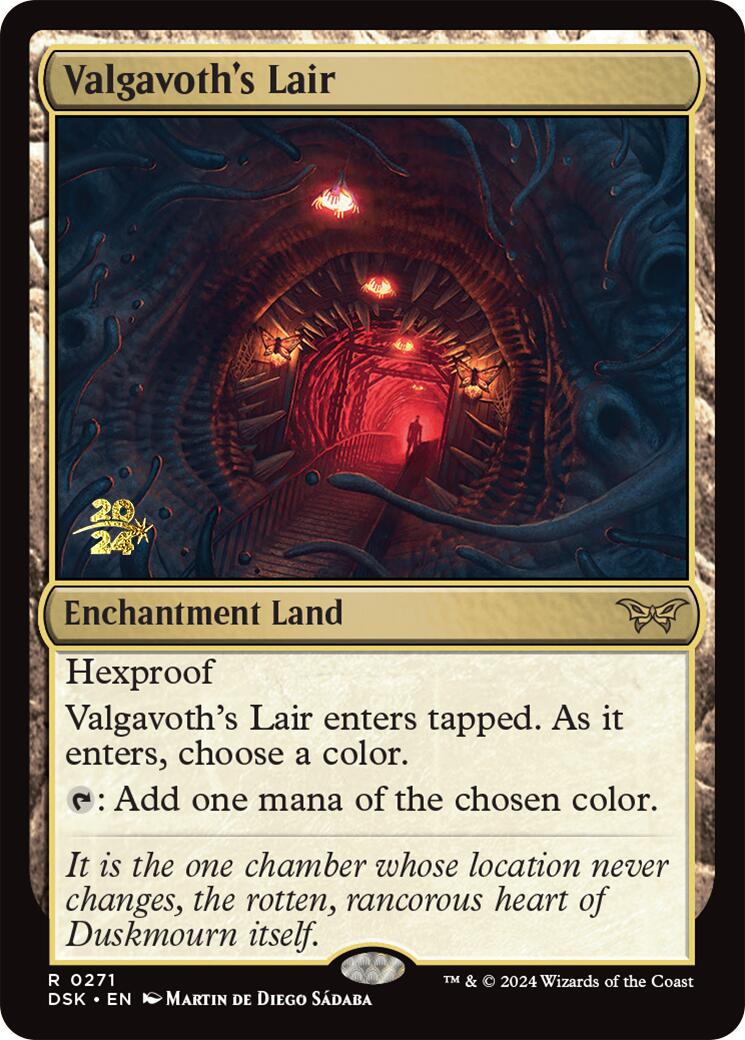 Valgavoth's Lair [Duskmourn: House of Horror Prerelease Promos] | GnG Games