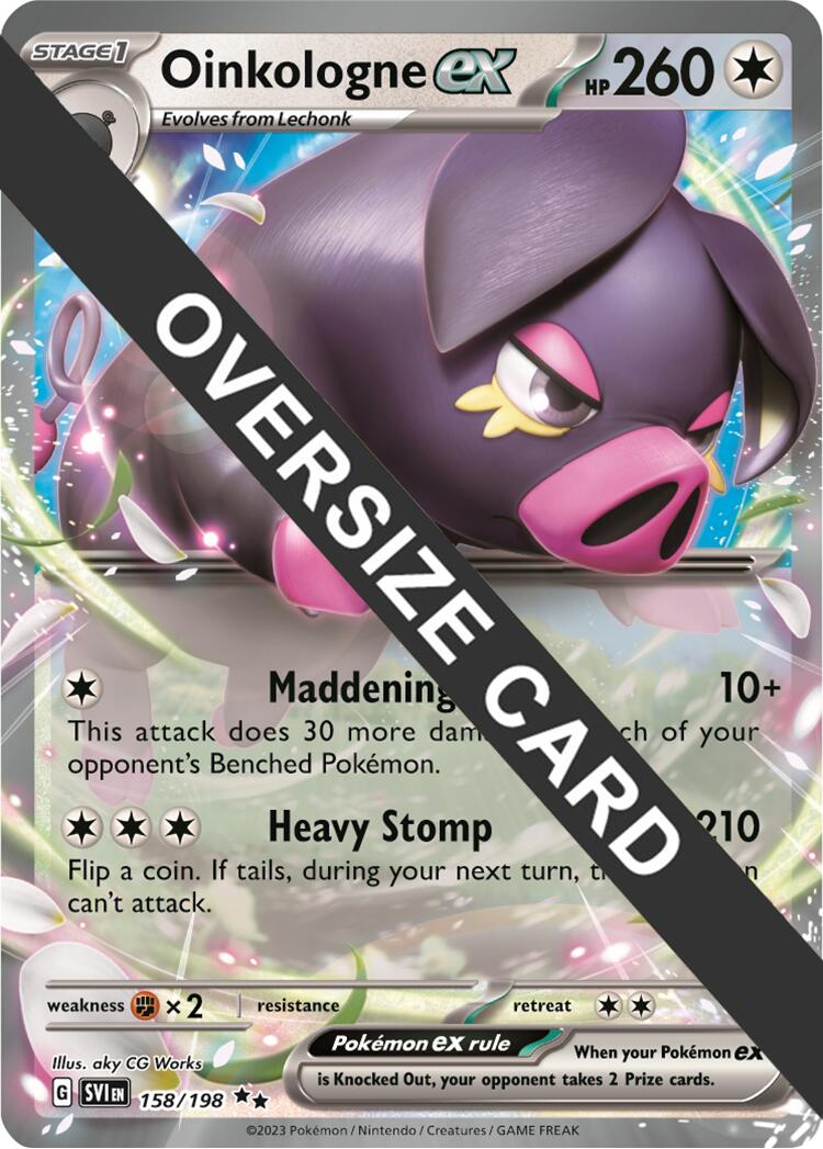 Oinkologne ex (158/198) (Jumbo Card) [Scarlet & Violet: Black Star Promos] | GnG Games