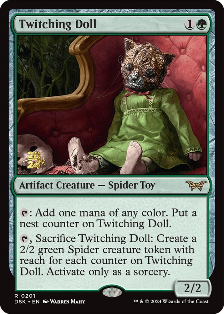 Twitching Doll [Duskmourn: House of Horror Prerelease Promos] | GnG Games