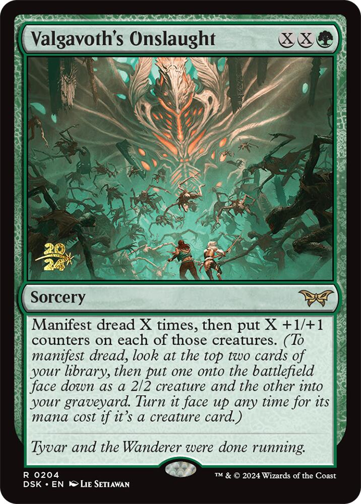 Valgavoth's Onslaught [Duskmourn: House of Horror Prerelease Promos] | GnG Games