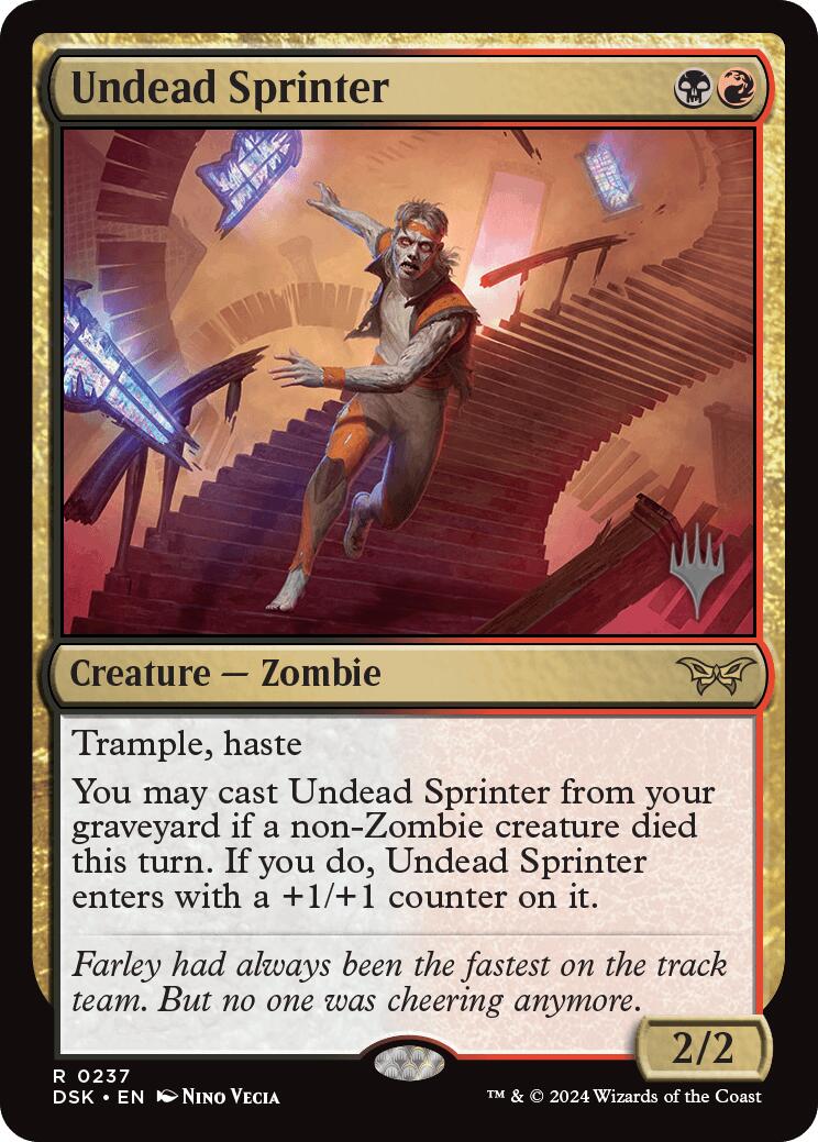 Undead Sprinter [Duskmourn: House of Horror Promos] | GnG Games