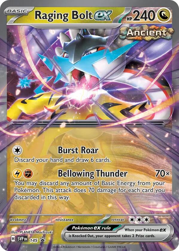 Raging Bolt ex (145) [Scarlet & Violet: Black Star Promos] | GnG Games