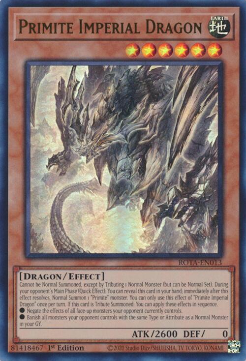 Primite Imperial Dragon [ROTA-EN013] Ultra Rare | GnG Games