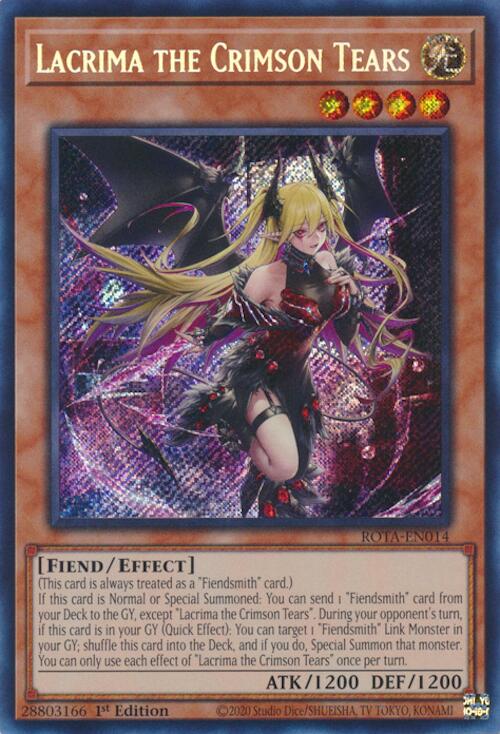 Lacrima the Crimson Tears [ROTA-EN014] Secret Rare | GnG Games