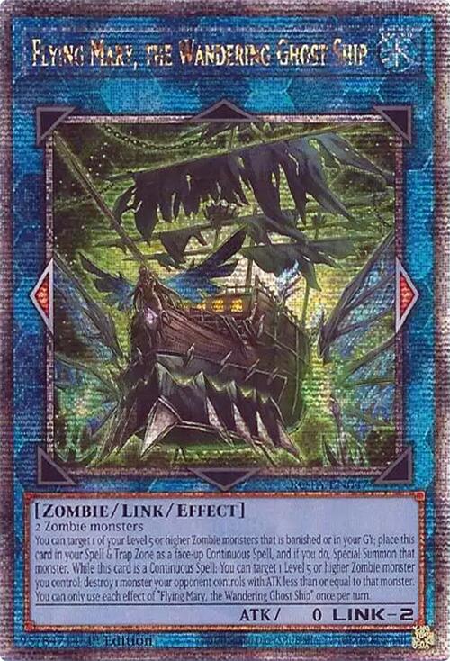 Flying Mary, the Wandering Ghost Ship (Quarter Century Secret Rare) [ROTA-EN047] Quarter Century Secret Rare | GnG Games
