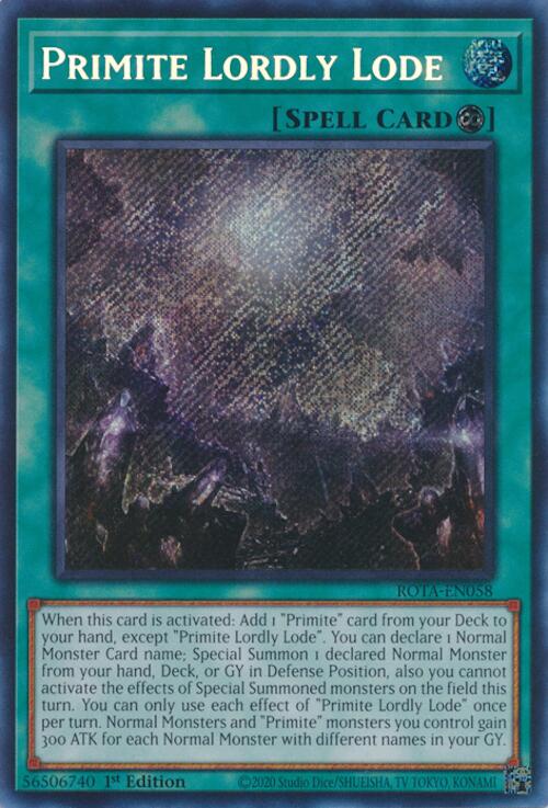 Primite Lordly Lode [ROTA-EN058] Secret Rare | GnG Games