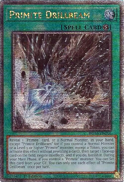 Primite Drillbeam (Quarter Century Secret Rare) [ROTA-EN060] Quarter Century Secret Rare | GnG Games