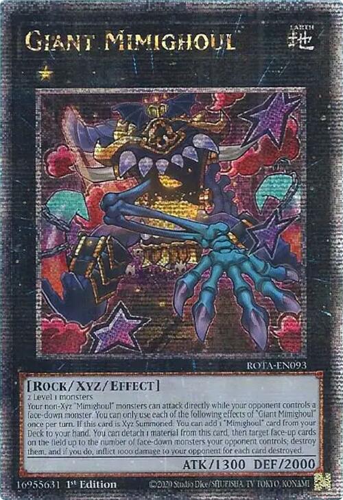 Giant Mimighoul (Quarter Century Secret Rare) [ROTA-EN093] Quarter Century Secret Rare | GnG Games