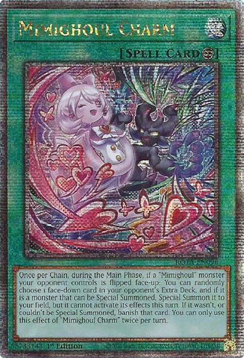 Mimighoul Charm (Quarter Century Secret Rare) [ROTA-EN096] Quarter Century Secret Rare | GnG Games