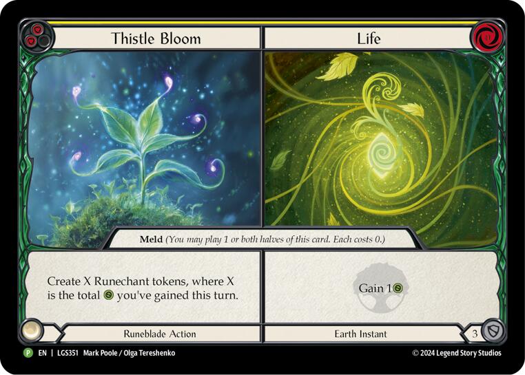 Thistle Bloom // Life [LGS351] (Promo)  Cold Foil | GnG Games