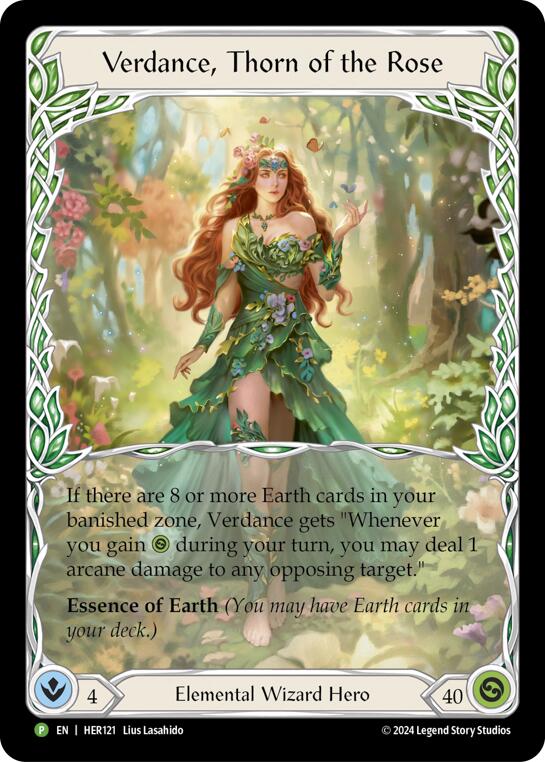 Verdance, Thorn of the Rose [HER121] (Promo)  Rainbow Foil | GnG Games