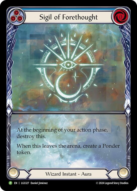 Sigil of Forethought (Extended Art) [LGS327] (Promo)  Rainbow Foil | GnG Games