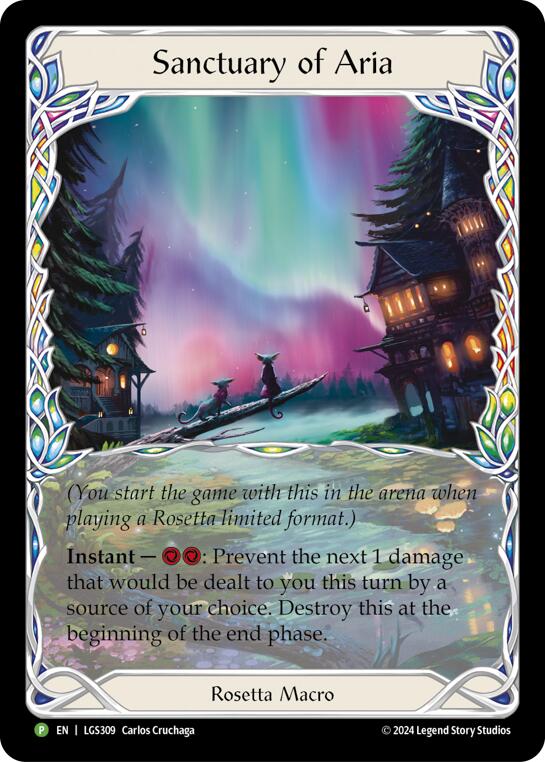 Sanctuary of Aria (Extended Art) [LGS309] (Promo)  Cold Foil | GnG Games
