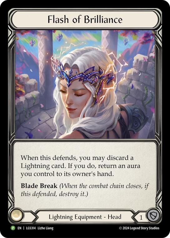 Flash of Brilliance [LGS314] (Promo)  Rainbow Foil | GnG Games