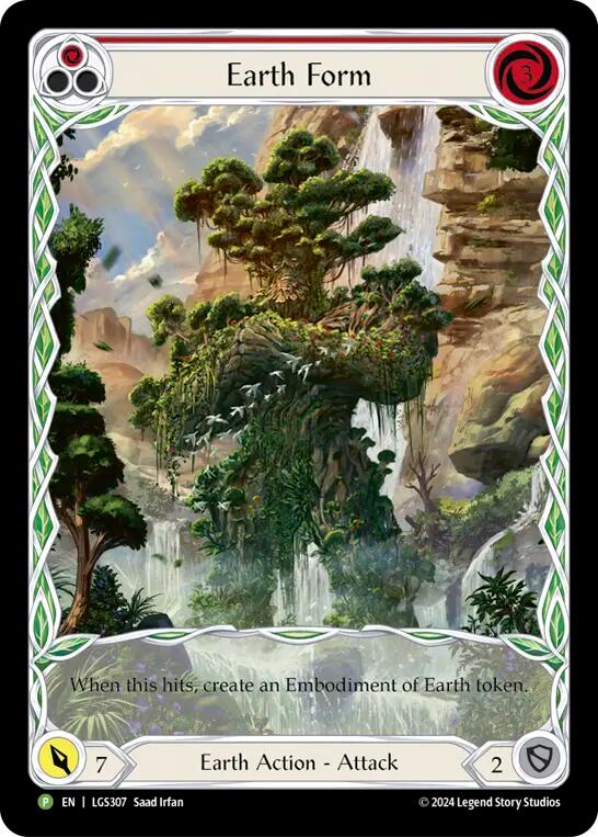 Earth Form (Red) [LGS307] (Promo)  Rainbow Foil | GnG Games