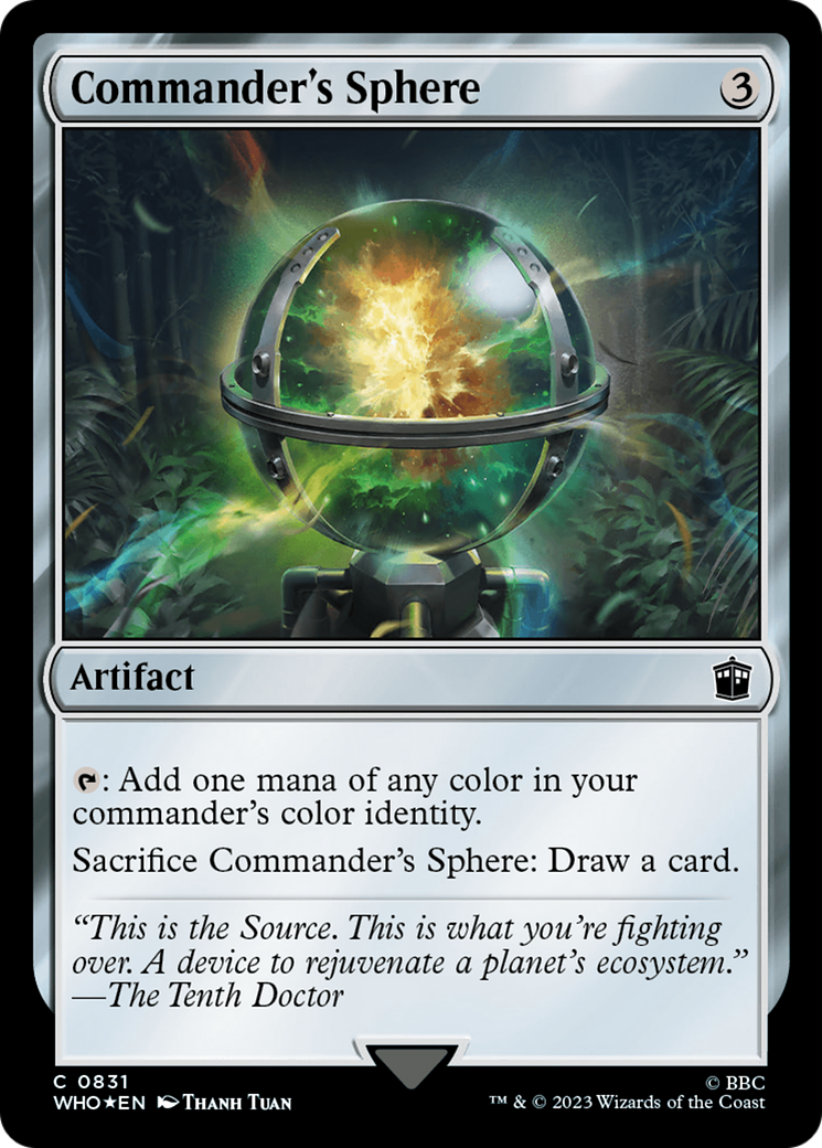 Commander's Sphere (Surge Foil) [Doctor Who] | GnG Games