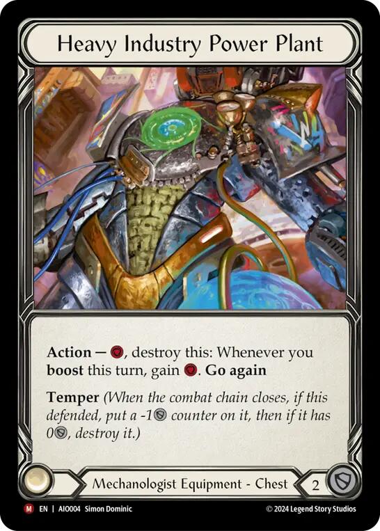 Heavy Industry Power Plant [AIO004] (Armory Deck: Dash)  Rainbow Foil | GnG Games