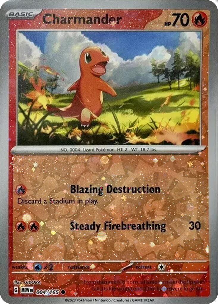 Charmander (004/165) (Cosmos Holo) (Costco Exclusive) [Miscellaneous Cards] | GnG Games