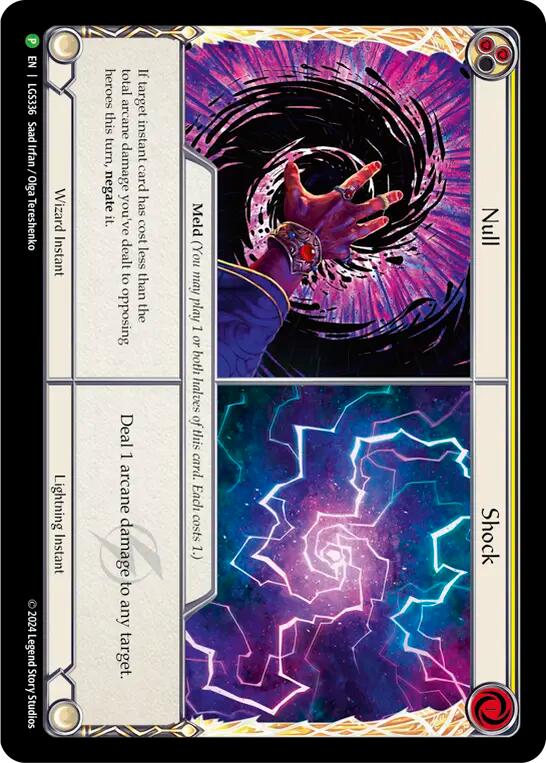 Null // Shock [LGS336] (Promo)  Cold Foil | GnG Games