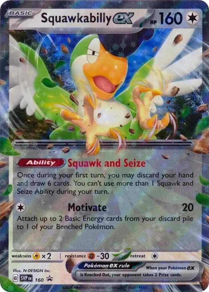 Squawkabilly ex (SVP160) [Scarlet & Violet: Black Star Promos] | GnG Games