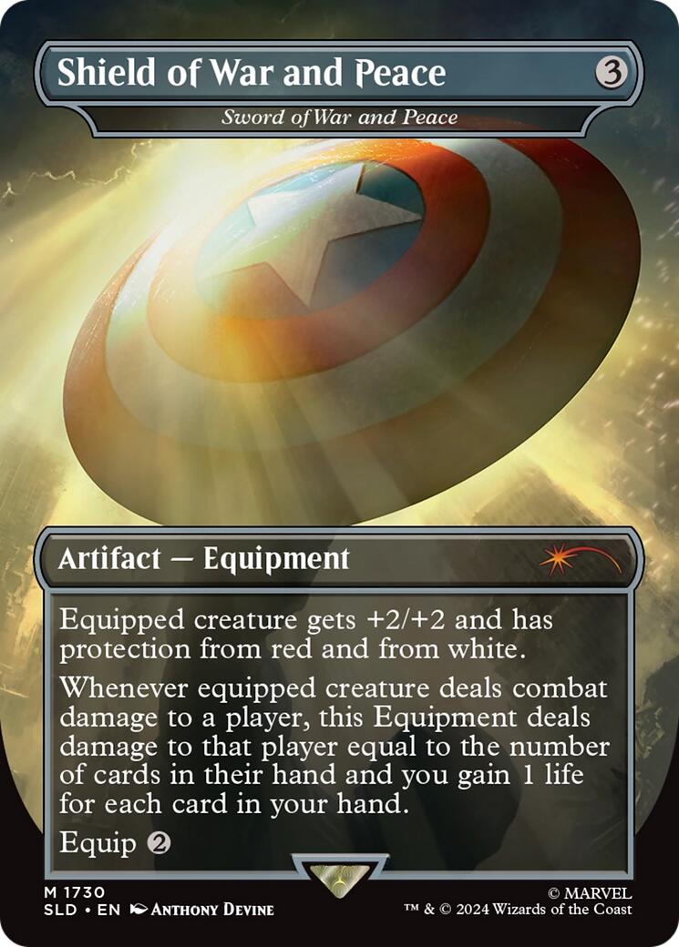 Shield of War and Peace - Sword of War and Peace (Rainbow Foil) [Secret Lair Drop Series] | GnG Games