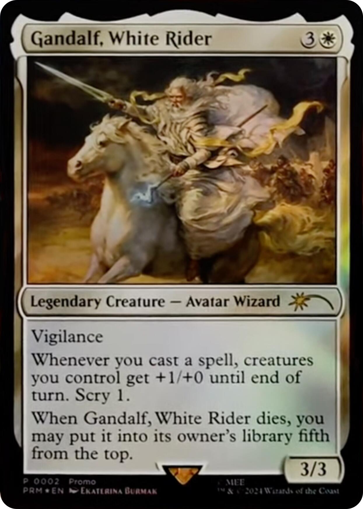 Gandalf, White Rider [Resale Promos] | GnG Games