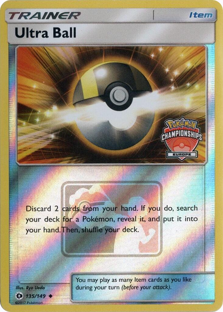 Ultra Ball (135/149) (Europe Championships) [League & Championship Cards] | GnG Games