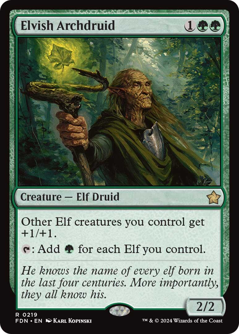 Elvish Archdruid [Foundations] | GnG Games