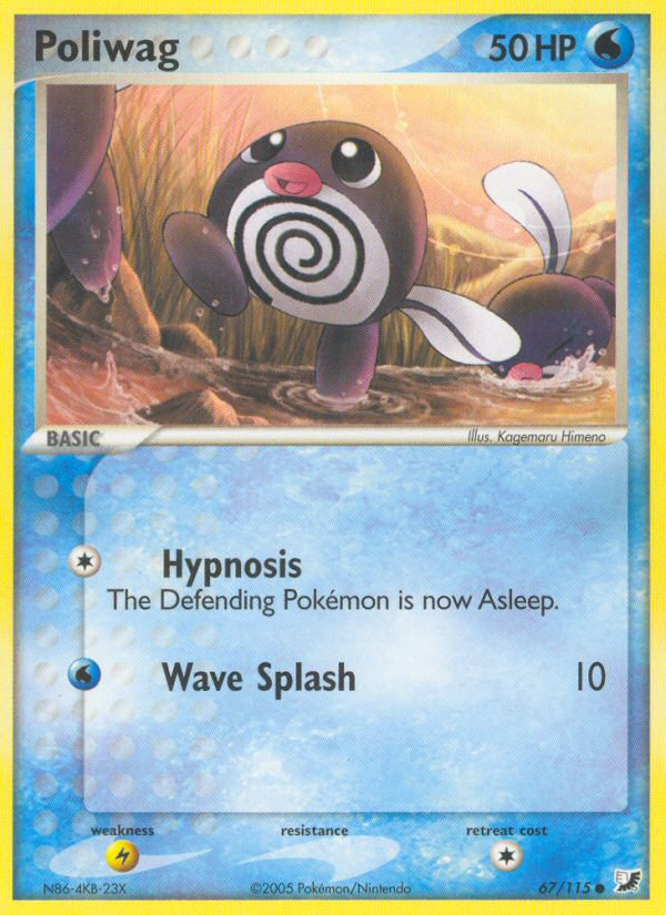 Poliwag (67/115) [EX: Unseen Forces] | GnG Games