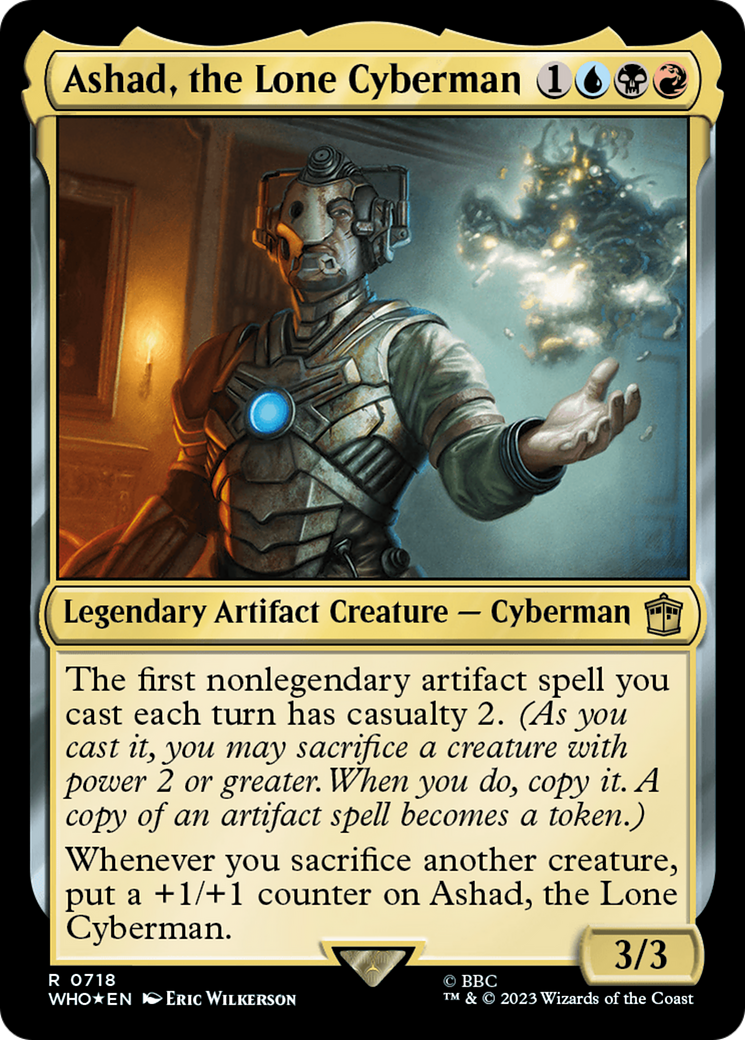 Ashad, the Lone Cyberman (Surge Foil) [Doctor Who] | GnG Games