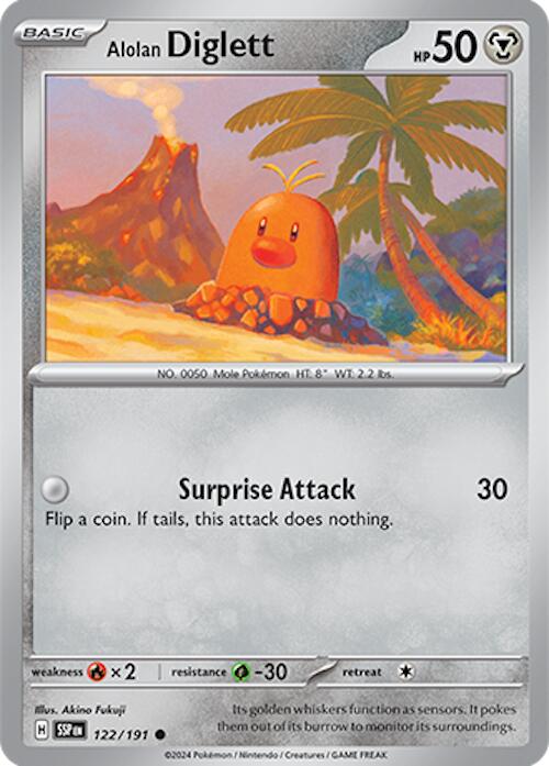 Alolan Diglett (122/191) [Scarlet & Violet: Surging Sparks] | GnG Games