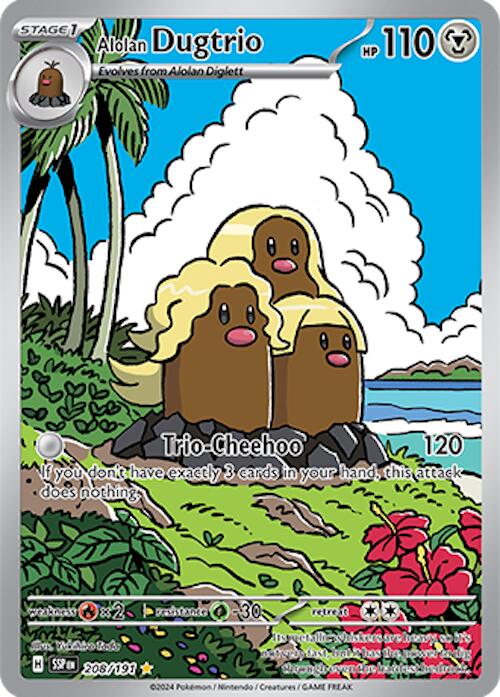 Alolan Dugtrio (208/191) [Scarlet & Violet: Surging Sparks] | GnG Games