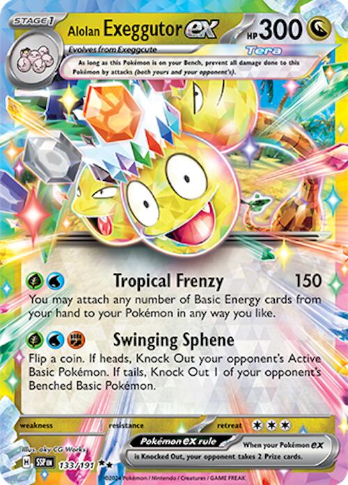 Alolan Exeggutor ex (133/191) [Scarlet & Violet: Surging Sparks] | GnG Games