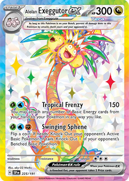 Alolan Exeggutor ex (225/191) [Scarlet & Violet: Surging Sparks] | GnG Games