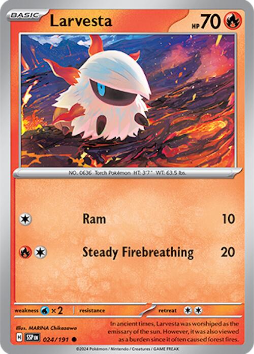 Larvesta (024/191) [Scarlet & Violet: Surging Sparks] | GnG Games