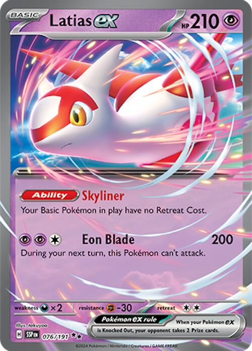 Latias ex (076/191) [Scarlet & Violet: Surging Sparks] | GnG Games