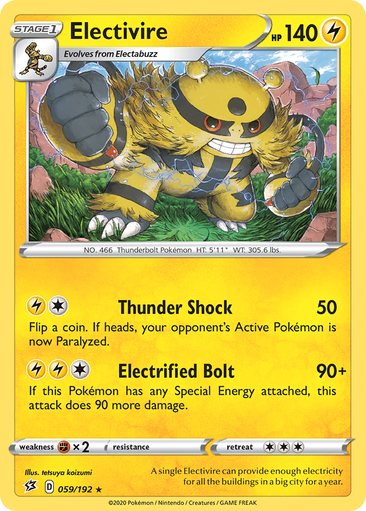 Electivire (059/192) [Sword & Shield: Rebel Clash] | GnG Games