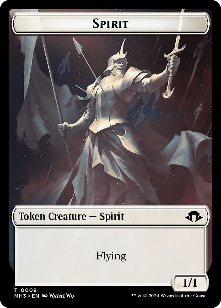 Phyrexian Germ // Spirit (0008) Double-Sided Token [Modern Horizons 3 Tokens] | GnG Games