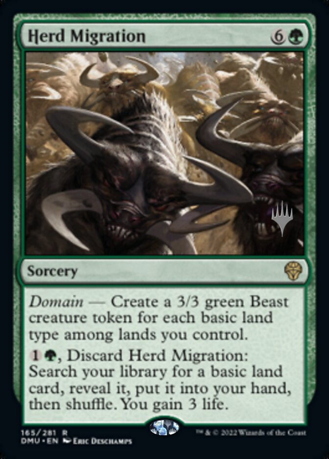 Herd Migration (Promo Pack) [Dominaria United Promos] | GnG Games