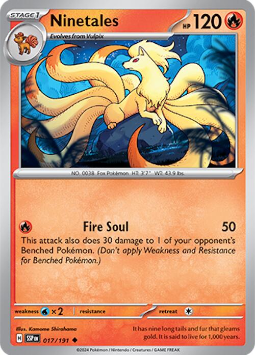 Ninetales (017/191) [Scarlet & Violet: Surging Sparks] | GnG Games