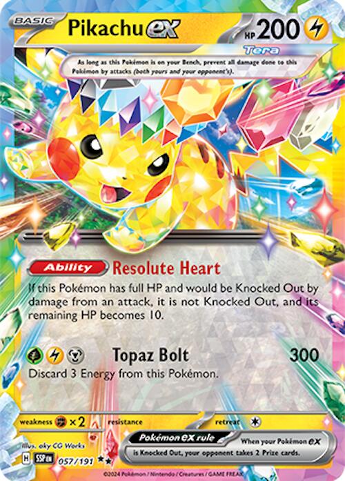 Pikachu ex (057/191) [Scarlet & Violet: Surging Sparks] | GnG Games