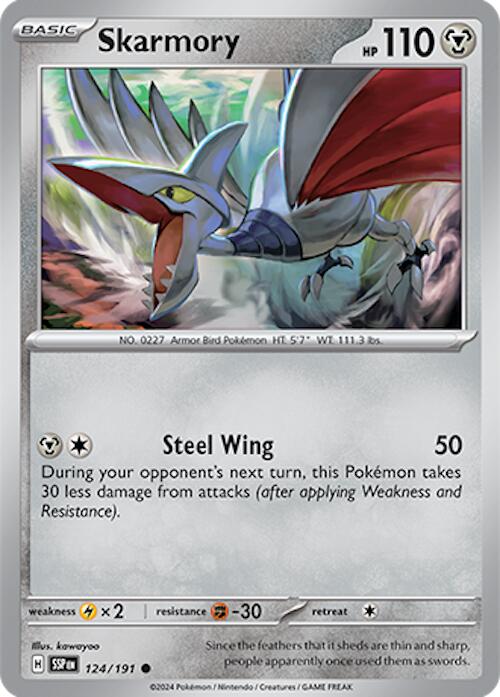 Skarmory (124/191) [Scarlet & Violet: Surging Sparks] | GnG Games