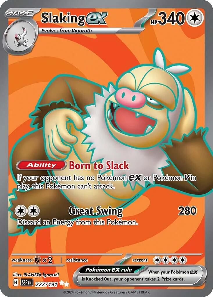 Slaking ex (227/191) [Scarlet & Violet: Surging Sparks] | GnG Games