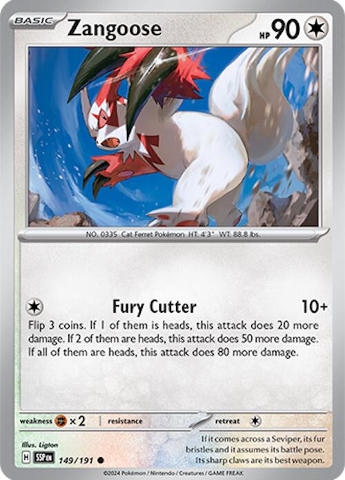 Zangoose (149/191) [Scarlet & Violet: Surging Sparks] | GnG Games