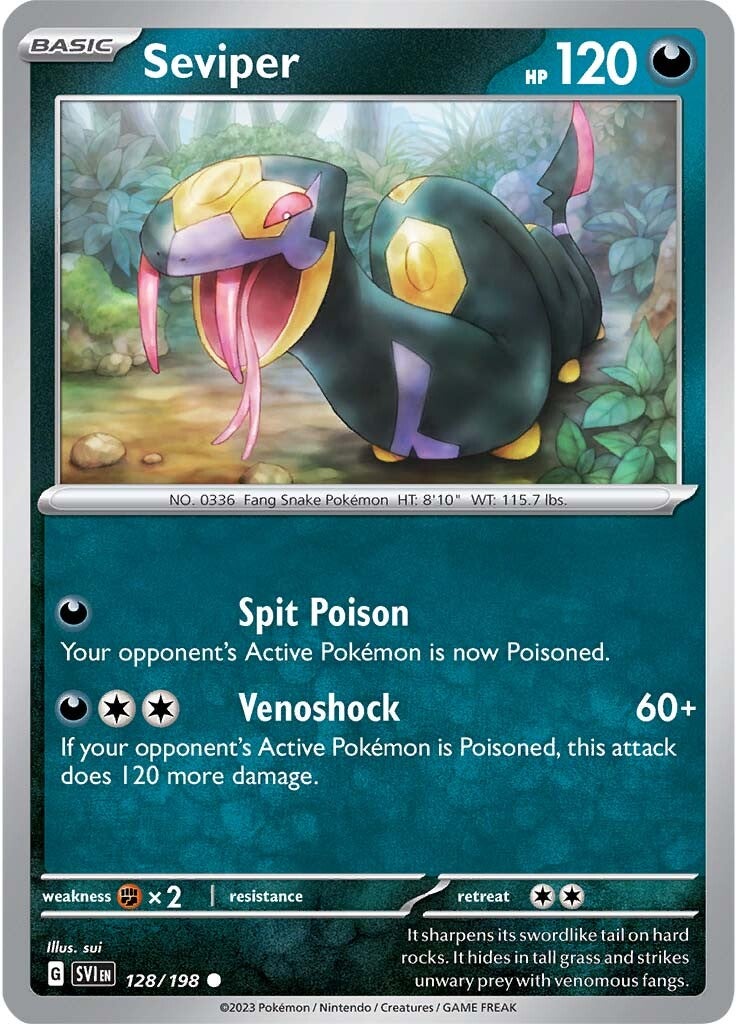 Seviper (128/198) [Scarlet & Violet: Base Set] | GnG Games