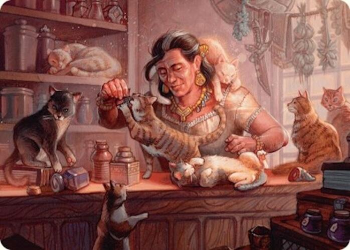 Cat Collector Art Card (1/54) [Foundations Art Series] | GnG Games