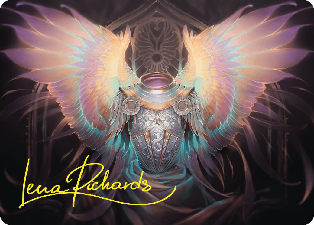 Celestial Armor Art Card (2/54) (Gold-Stamped Signature) [Foundations Art Series] | GnG Games