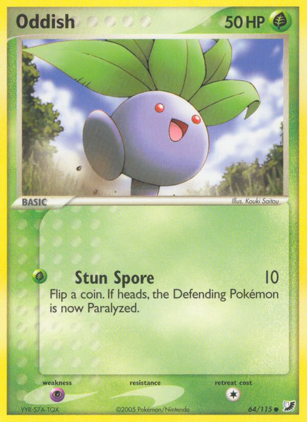 Oddish (64/115) [EX: Unseen Forces] | GnG Games